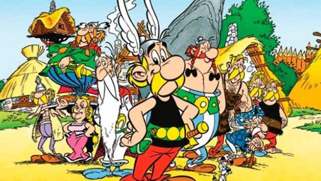 Lágrimas de Asterix y Obelix desde su mundo print. (Imagen: Editorial Salvat)