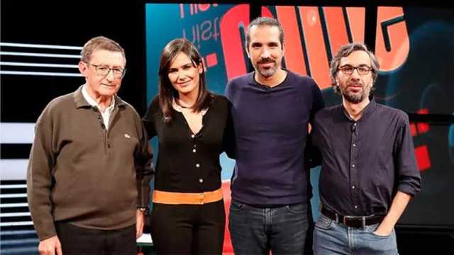 Francesc Betriu, Elena S. Sánchez, Javier Ruíz Caldera y Javier Ocaña. (Foto: RTVE)