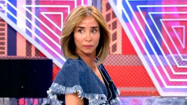 María Patiño perdió un diente durante el programa. (Foto: Telecinco)