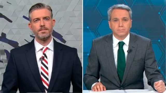 Ángel Carreira y Vicente Vallés lideraron los espacios informativos del día. (Foto: Antena 3)