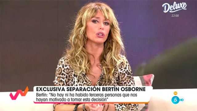 Bertín mandó el comunicado sobre su separación a Viva la Vida. (Foto: Telecinco)
