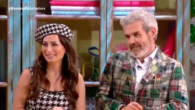 María Escoté y Lorenzo Caprile en Maestros de la costura. (Foto: RTVE)