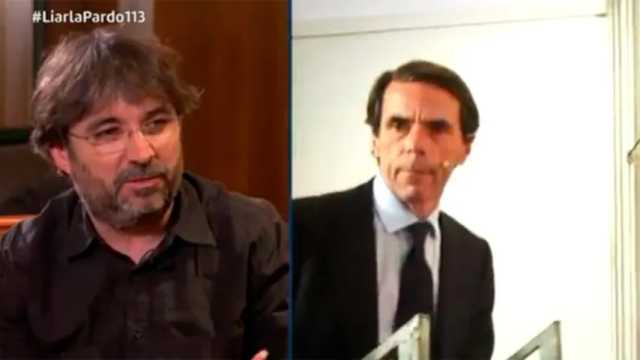 Jordi Évole, muy feliz por su entrevista a José María Aznar. (Foto: La Sexta)