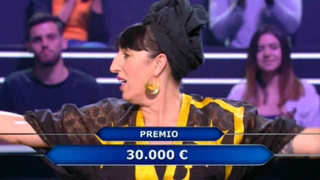 Rosy de Palma fue la ganadora de la noche en ¿Quién quiere ser millonario? (Foto: Antena 3)